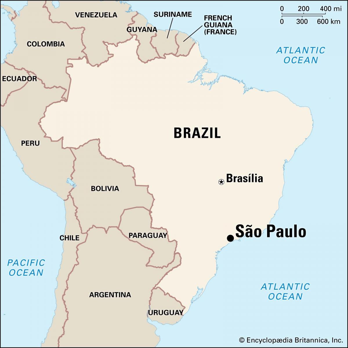 Mapa stolicy Brazylii